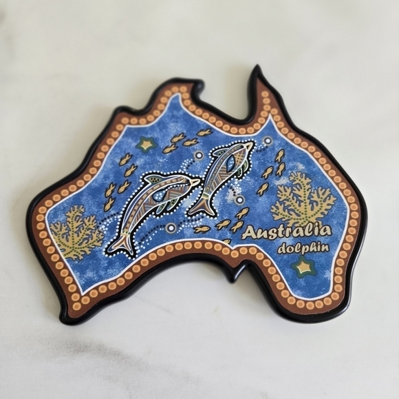 Ascool Australia Kangaroo 6 Souvenir Coasters New in Box Animal Print - Picture 8 of 12